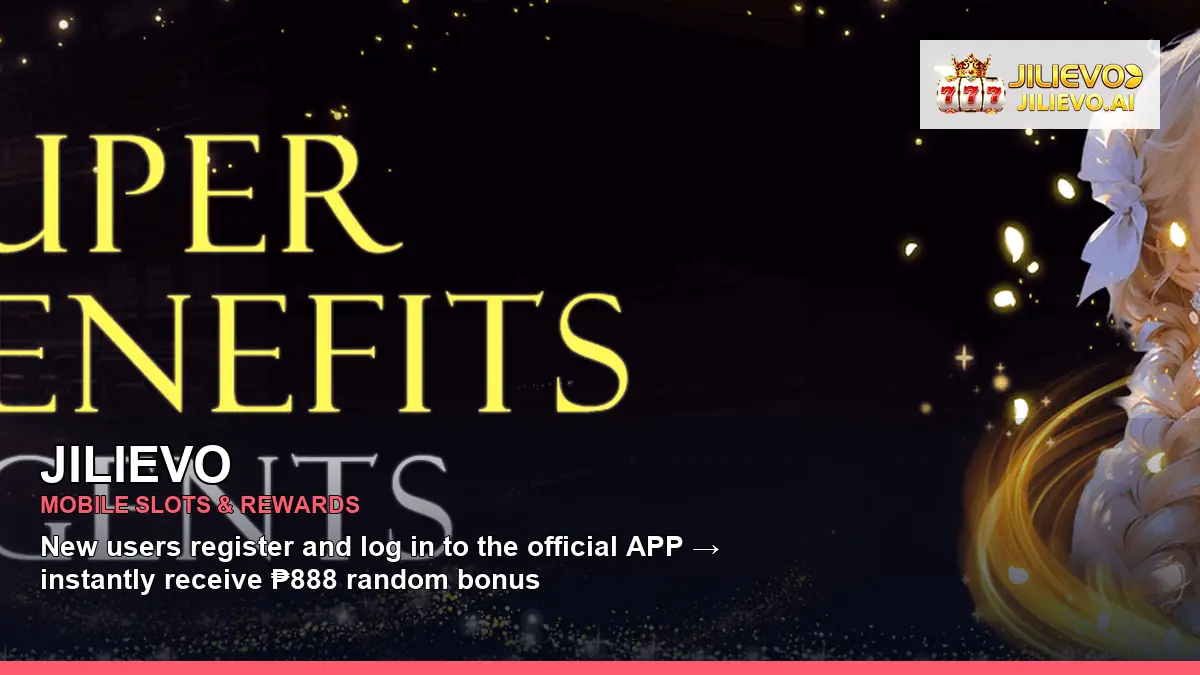 JILIEVO mobile slots promotion for Philippine players